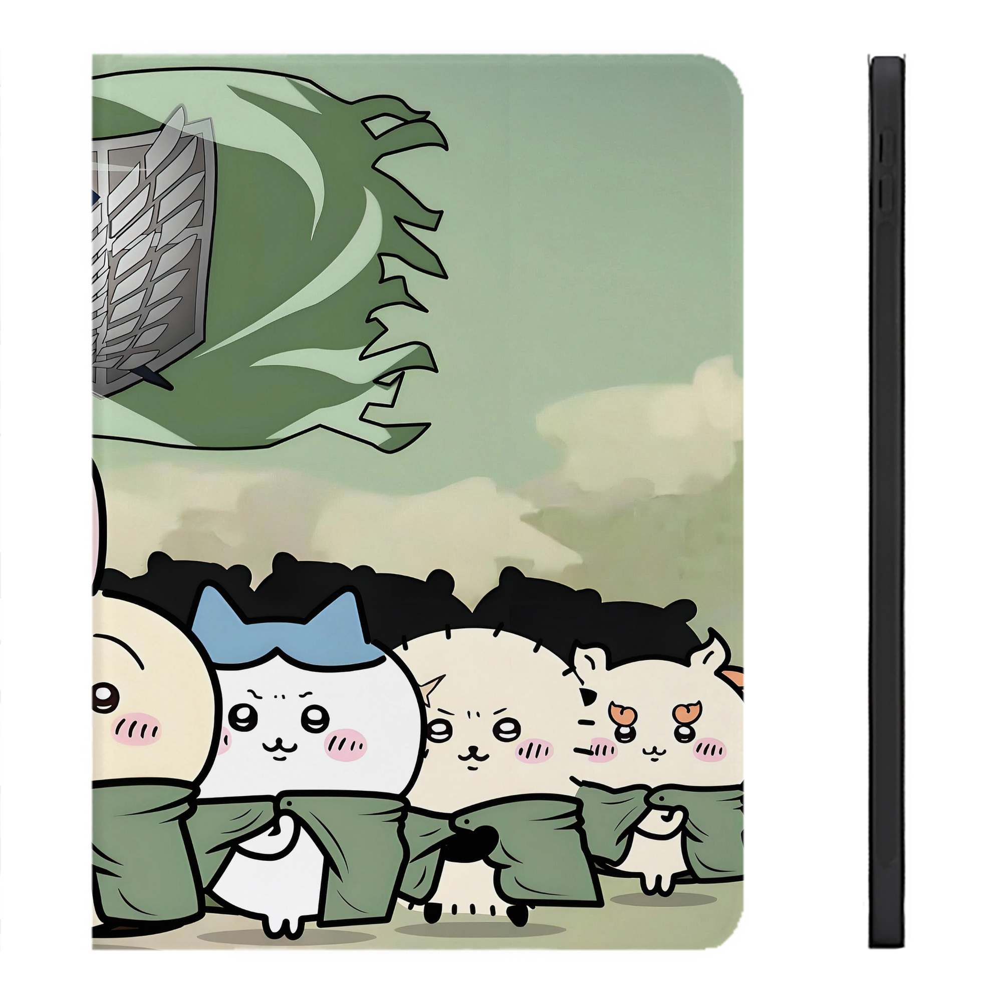 （画像用） ちいかわ Chii-kawa IPadケース ペンホルダー付き ブックスタイルデザイン